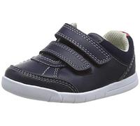 Clarks Emery Sky Toddler Leather Shoes In Navy Standard Fit Size 4