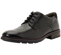 Clarks Men's Emmet Plain, Black Smooth, 6.5 UK