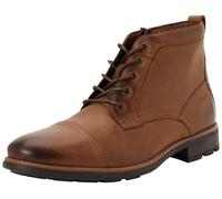 Clarks Men's Emmet Zip Chelsea Boot, Brown Distressed, 8 UK