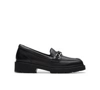 Clarks Eris Edge Youth Black Leather Loafers, Slip Ons, School Shoes | Size: 5-Standard Fit Clarks Black 5-Standard Fit