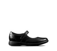 Clarks Etch Craft Kid Leather Shoes in Black Standard Fit Size 13