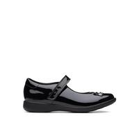 Clarks Etch Mist Girls School Shoes Black 10 Child UK
