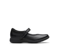 Clarks Etch Pure Kid Black Leather Mary Jane, Riptape, School Shoes | Size: 12-Standard Fit Clarks Black 12-Standard Fit
