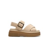 Clarks Evamar Wish Suede & Sandals, Beige, Size 4, Women Beige