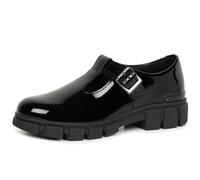 Clarks Evyn Bar K Girls School Shoes 2 Black Patent