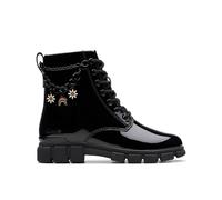 Clarks Evyn Charm O Girls Boots 2 Black Patent
