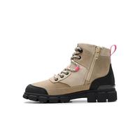 Clarks Evyn Hike K. Fashion Boot, Off White, 1 UK