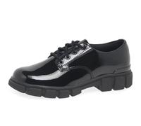 Clarks Evyn Lace K Girls School Shoes 1 Black Patent