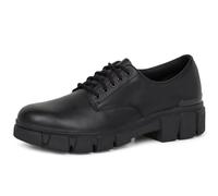 Clarks Evyn Lace Youth Leather Shoes in Black Size 4.5