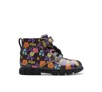 Clarks Evyn Top Toddler Leather Boots In Plum Size 5.5