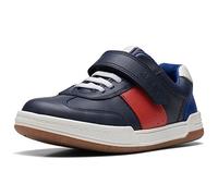 Clarks Fawn Family K Boys Infant Trainers 8 Navy Combi