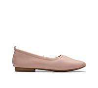Clarks Fawna Soft Light Pink Leather Ballerina Pink 8-Standard Fit