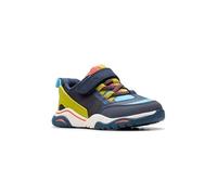 Clarks FeatherTrackT Childrens Navy Combi, 5