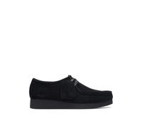 Clarks female Wallabee Suede Flatform Shoes - 6 - Black, Black,Sand