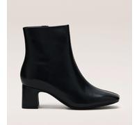 Clarks Fernie Zip Boots BLACK LEATHER SIZE 4