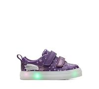 Clarks Flare Fly T. Sneaker, Purple, 6 UK