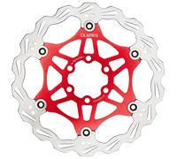 Clarks Floating Disc Brake Rotor - Red, 18 cm