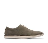 Clarks Forge Vibe Mens Casual Lace Up Shoes 7.5 UK Olive Suede