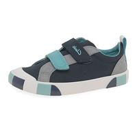 Clarks Foxing Lo K Boys Infant Canvas Shoes 7.5 Navy Combi