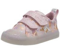 Clarks Foxing Print T, girls Low-Top Sneakers, Pink Canvas, 5 Child UK (21 EU)