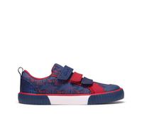 Clarks Foxing Tri Kid Navy/Red Canvas, Riptape in Blue | Size: 8.5-Standard Fit Clarks Blue 8.5-Standard Fit