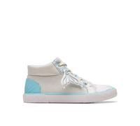 Clarks Foxing Wish Hi Kid Silver Fabric Trainers, High Tops in Gold | Size: 10.5-Standard Fit Clarks Gold 10.5-Standard Fit