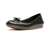 Clarks Freckle Ice Ladies Leather Casual Slip On Shoes D Fitting Black