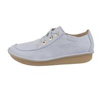 Clarks Funny Dream Light Blue Suede Lace Up Blue