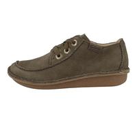 Clarks Funny Dream Womens Dark Olive Nub, 4