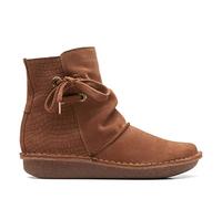 Clarks Funny Oak Suede Boots In Standard Fit Size 8