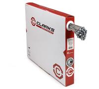 Clarks Universal Galvanised Brake Wire - Pack of 100 Steel Inner Brake Wire Kit and All Fittings for MTB, Hybrid & Road Bikes