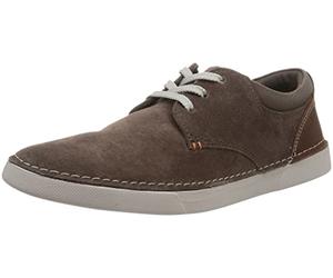 Clarks Gereld Lace, Sneaker, Taupe Suede,