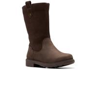Clarks Girls Astrolzipwp K. Fashion Boot, Dark Brown, 13.5 UK
