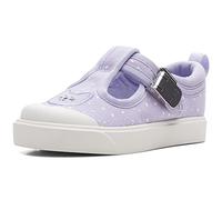 Clarks Girls City Dance T Closed Ballet Flats, Lilac Canvas, 22.5 EU Weit
