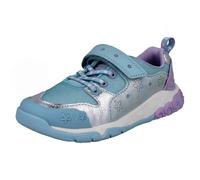 Clarks Girls Clarks Casual Glittery Trainers Tidal Shell - Light Blue Combi - UK 10 Child - G