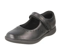 Clarks Girls Clarks Formal/School Shoes Etch Craft - Black Leather - UK 8.5 Child - E