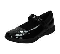 Clarks Girls Clarks Formal School Shoes Etch Spark - Black Patent - UK 7 Infant - E