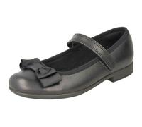 Clarks Girls Clarks Formal/School Shoes Scala Tap - Black Leather - UK 11 Child - E