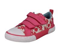Clarks Girls Playprints Floral Starfish Design Canvas Shoes Foxing Shell K- Pink Canvas - UK Size 11G - EU Size 29 - US Size 11.5W