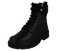 Clarks Girls Clarks Stylish Dual Fastening Ankle Boots Prague Style - Black - UK 13 Child