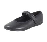 Clarks Girls Classic Mary Jane School Shoes Dance Wish - Black Synthetic - UK Size 2F - EU Size 34 - US Size 2.5M