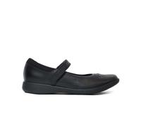 Clarks Girls ETCH BRIGHT K Black Leather School Shoes