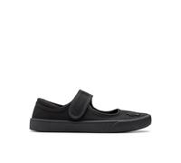 Clarks Girls,Kids Unisex Hopper Go Black Fabric Canvas,Riptape,School Shoes