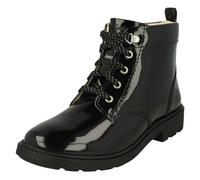 Clarks Girls Lace Up Detailed Ankle Boots - Astrol Lace K
