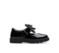 Clarks Girls Lorcam Jane Kid Black Patent Mary Jane,School Shoes