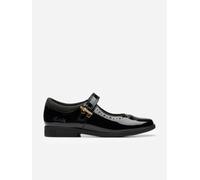 Clarks Girls Patent Leather Lock Magic Shoes in Black - Black - EU 27.5 UK 9.5