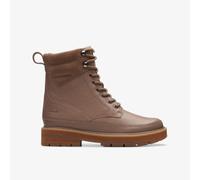Clarks Girls Prague Style Kid Pebble Combination Mid Calf Boots Leather Casual