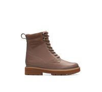 Clarks Girls Prague Top K. Half Length Boots, Pebble Combi, 7.5 UK