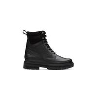 Clarks Girls Praguestyle K. Half Length Boots, Black (Black Leather), 8 UK