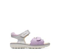 Clarks Girls Roam Wing K. Sandal, Lilac Combi, 7 UK